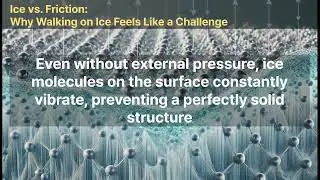 Ice vs. Friction: Why Walking on Ice Feels Like a Challenge