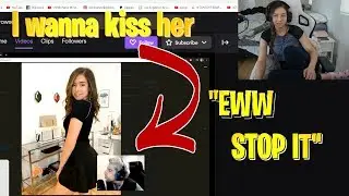 Pokimane Reacts to a Streamer trying to kiss her | Kimi Science | Hachu calls the cops on herself