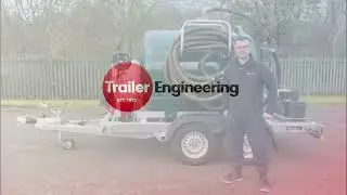 2400 Litre Highway tow vacuum tanker and pressure washer
