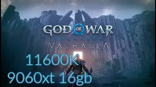 GOD of WAR Ragnarok 9060 XT 16FGB and 11600K High Settings / Stream Test NO FG