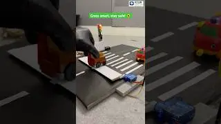 DIY Safe zebra crossing using Arduino #roboarmy #arduinoproject #scienceproject #roadsafety