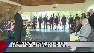 Athens World War II soldier unidentified for decades gets final resting place
