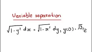 Initial-Value Problems | Engineering Mathematics #calculus #differentiation #variableseparable