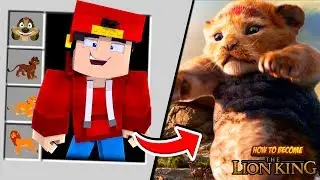 Minecraft Adventure - HOW TO BECOME THE LION KING?!!!