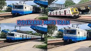 malakpet to lingampali mmts train journey  hyderabad local train journey