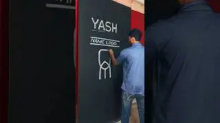 YASH Name Logo ❤️ #yash #name #logo #youtubeshorts #art