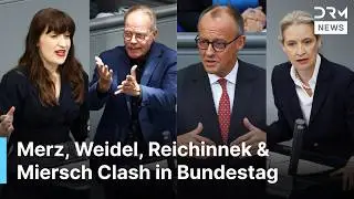 FULL DEBATE: Merz, Weidel, Reichinnek & Miersch Clash in Bundestag 2025 Budget Session | AC1B