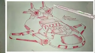 Future car designing || flying car drawing