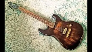 My Slick Sl 54 with single DeArmond 1967 'mustache' goldfoil pickup by WS