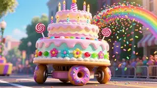Patty Cake Parade in Cookie Town | Fun Baking Rhyme for Kids | Nursery Rhymes & Songs for Children
