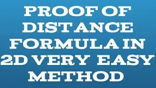 Proof of distance formula in Hindi