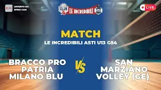 Bracco Pro Patria Milano Blu vs San Marziano Volley (Ge) | Le Incredibili Asti U13 G54