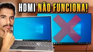 HDMI DO PC ou NOTEBOOK não FUNCIONA na TV? APRENDA RESOLVER!