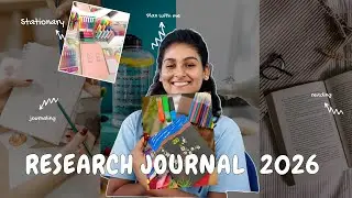 2026 ට හදපු මගේ Research Diary එක 📖| JOURNALING #foryou #journaling #motivation 