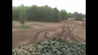 Rijden Met Rups voertuig landmacht dagen.