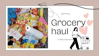 Grocery shopping haul ft.metro cash and carry. What i bought from supermarket. Metro theke ki kinlam