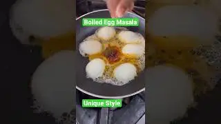 Boiled Egg Masala in Unique Style #viral