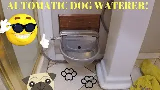 CRONES VLOG AUTOMATIC DOG WATERER! Episode 71