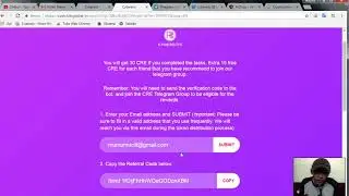 DAPATKAN 30 CRE TOKEN FREE...JANGAN BANYAK MIKIR YOO REGISTRASI