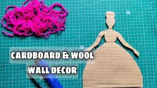 Unique Wall Hanging Craft | Best Out Of Waste Cardboard and  Wool Craft | Home Decor Ideas