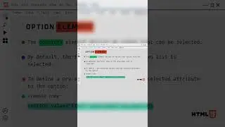 HTML Option Elements| #coding #howtomaketoolwebsite #frontenddevelopment #shorts #htmlradio #reels
