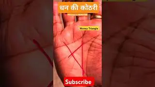 Money Triangle in hand #palmistery #palmistry #astrology #astrologer
