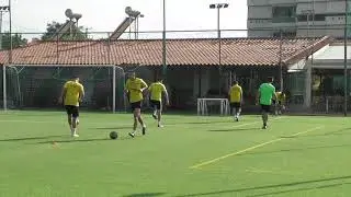 soccer training ideas 54 ( Recovery fun game on two small goals)