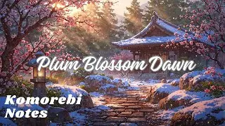 Japanese Lofi BGM🎶 / Plum Blossom Dawn 梅の花がほころぶ朝 /Komorebi Notes/ relaxing, work, study, driving