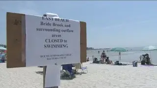 Closed beaches