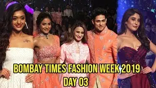 Hina Khan, Priyank Sharma, Kritika Kamra walk the ramp at the Bombay Times Fashion Week Day 3