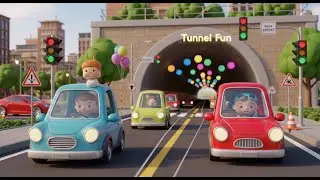 Vroom Vroom! 🚦 Car Ride Song | Fun Transportation Song for Kids | Nursery Rhymes