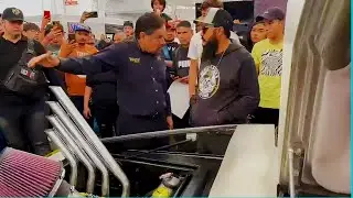 #mexicanicos  Martín se sorprende  cuando ve un Delorean con motor de corvette 