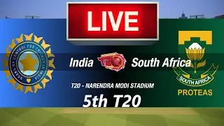 🛑LIVE- INDIA vs SOUTH AFRICA, 5th T20🛑IND vs SA 2025🛑CRICKET 24 GAMEPLAY🛑LIVE MATCH STREAMING🏏🏆🏏