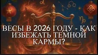 Знак Весов - 2026 год Темной кармы. Избавьтесь от гнетущего прошлого! Таро-прогноз.