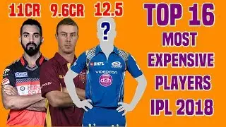 Top 16 most expensive players of IPL 2018