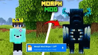How To Download MORPH MOD In Minecraft PE 1.21+ 🔥 (100% WORKING )