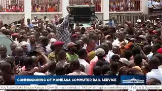 ⁠Commissioning of Mombasa Commuter Rail Service.