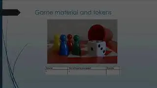 Designing the game material