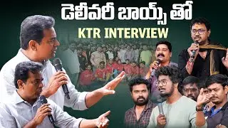 Minister KTR Interview with food Delivery Boys | BRS Party | Telangana Elections 2023 | Wall Post
