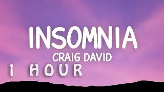 [1 HOUR 🕐 ] Craig David - Insomnia (Lyrics)