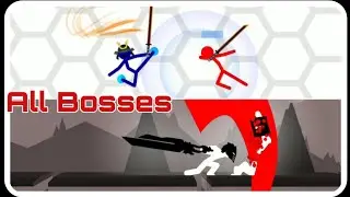 ALL BOSSES STICKMAN PROJECT AND STICK FIGHT SHADOW WARRIORS