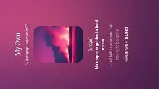 Kila Rose - My own (official lyrics video)