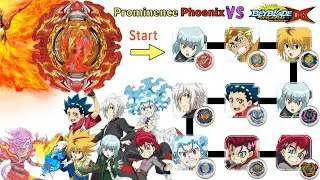 【Prominence Phoenix VS ALL Season 6】 Beyblade Burst DB 베이블레이드 버스트 다이너마이트 프로미넌스 피닉스 VS ALL 시즌6 ベイブレード