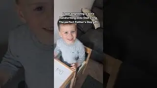 Child's handwriting, laser engraved onto Dad&rsquo;s ring using the FibreLUX Nano 60w!