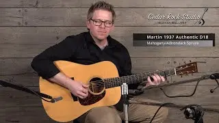 Martin 1937 Authentic D-18 (Mahogany/ Adirondack Spruce) played by Matt Thomas