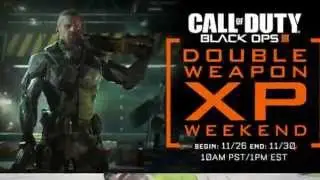 BO3 DOUBLE WEAPON XP THIS WEEKEND! (Black Ops 3 Multiplayer) HOW TO GET 