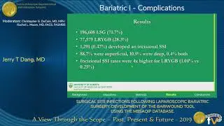 SURGICAL SITE INFECTIONS FOLLOWING LAPAROSCOPIC BARIATRIC SURGERY
