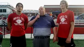 Josh Thornton, Trey Holbrook - Boyd County Lions Football