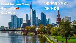 Frankfurt am Main, Germany🇩🇪City Walk /Франкфурт на Майне, Германия🇩🇪Прогулка по городу