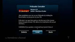 Installing and configuring Priiloader